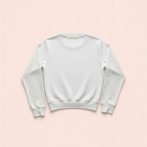 Moschino Teddy Bear White Sweatshirt Women’s Size 4 100% Cotton - Picture 3 of 6